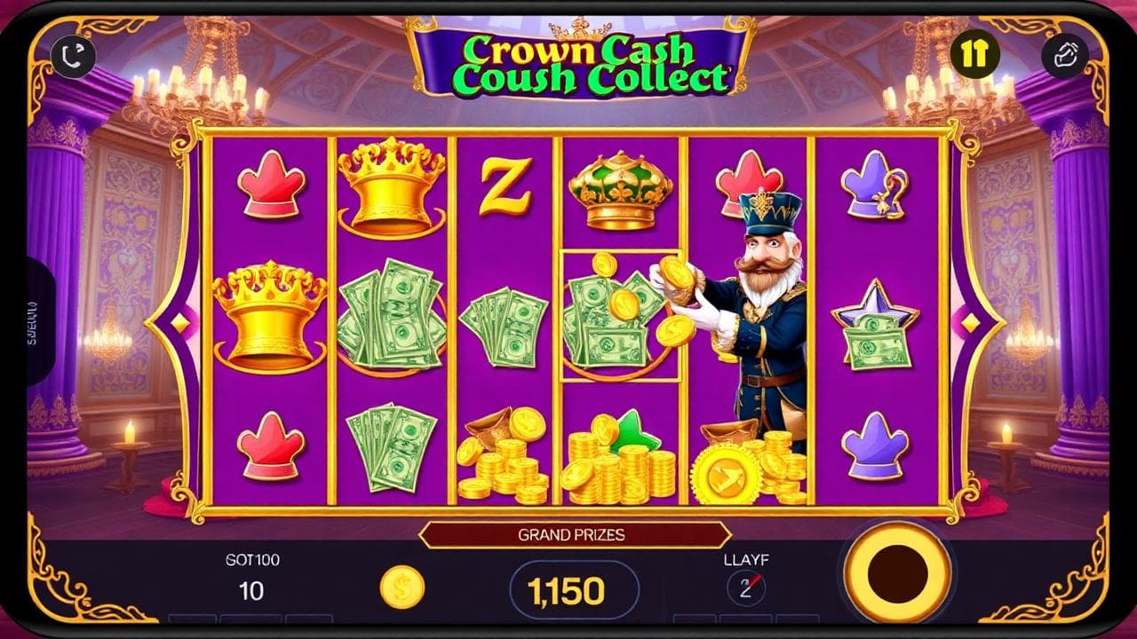Crown Cash Collect royal slot machine screenshot
